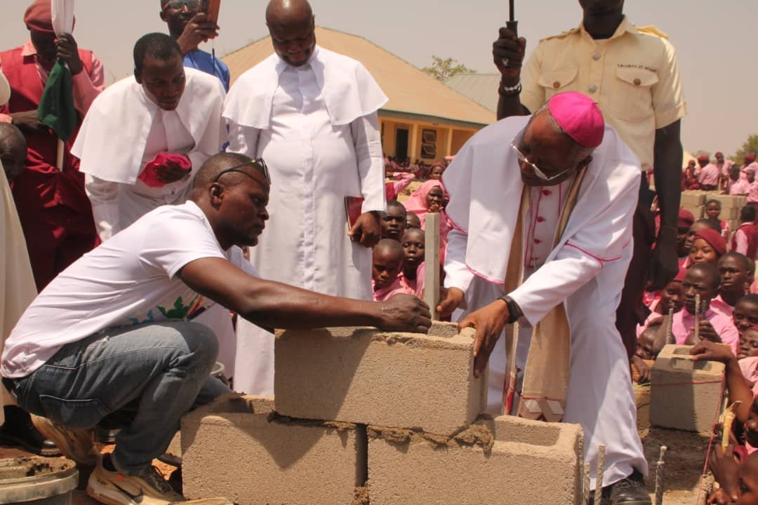 FOUNDATION LAYING CEREMONY FOR THE NEW FACE OF ST. MALACHY ACADEMY HELD ON FEBRUARY 28, 2024
